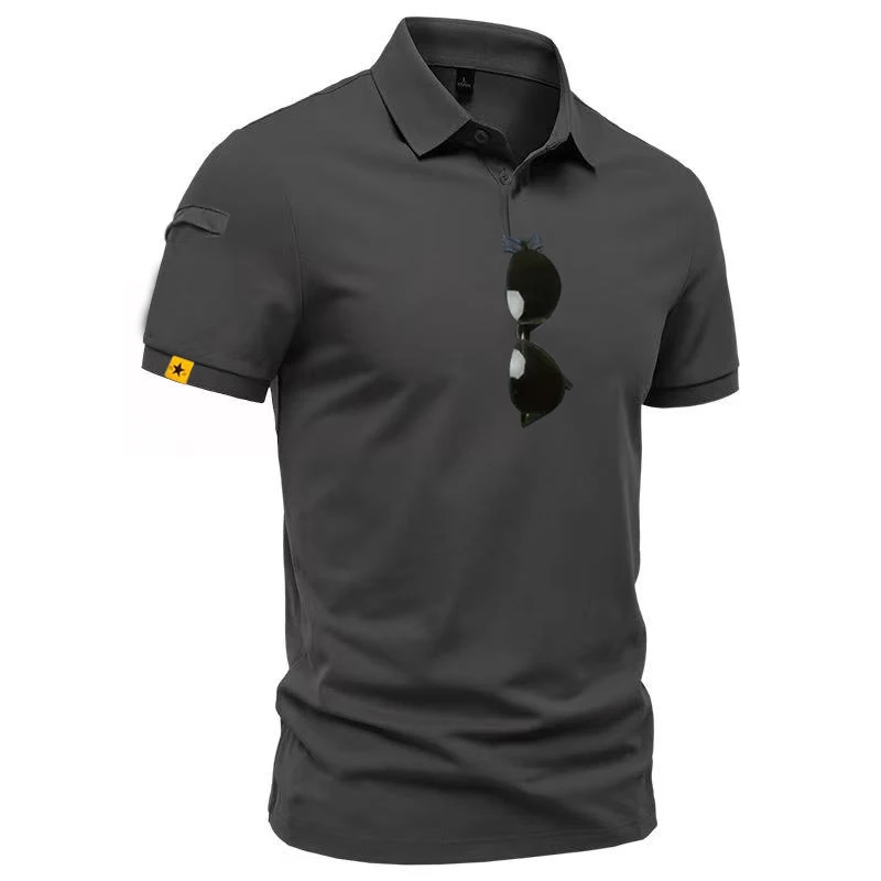 Męska letnia koszulka kempingowa Trekking Oddychający sweter Szybkoschnący taktyczny T-shirt bojowy Koszulki wspinaczkowe Casualowe koszulki cargo