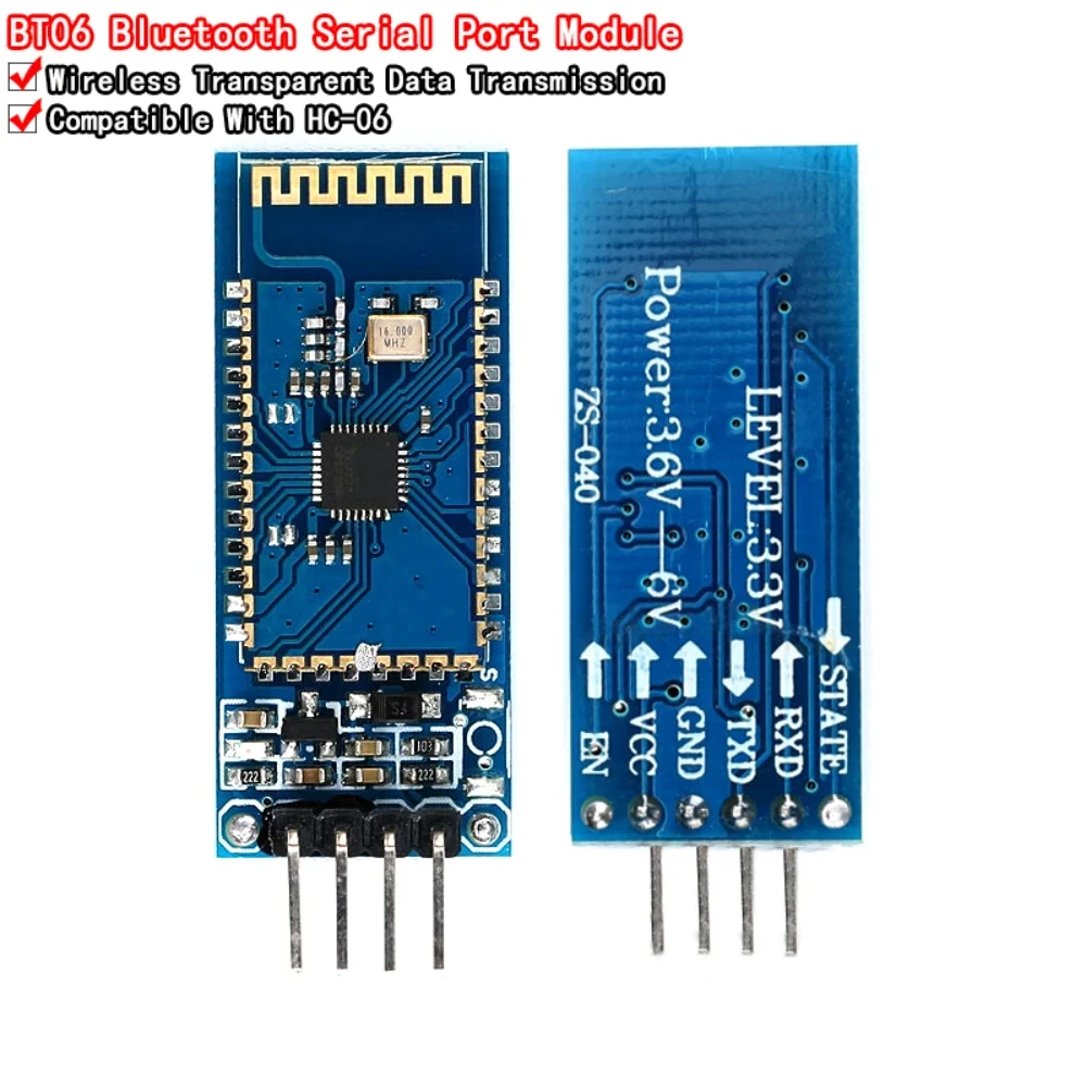 

BT-06 RF Wireless Bluetooth Transceiver Slave Module RS232 / TTL to UART converter and adapter for arduino HC-06