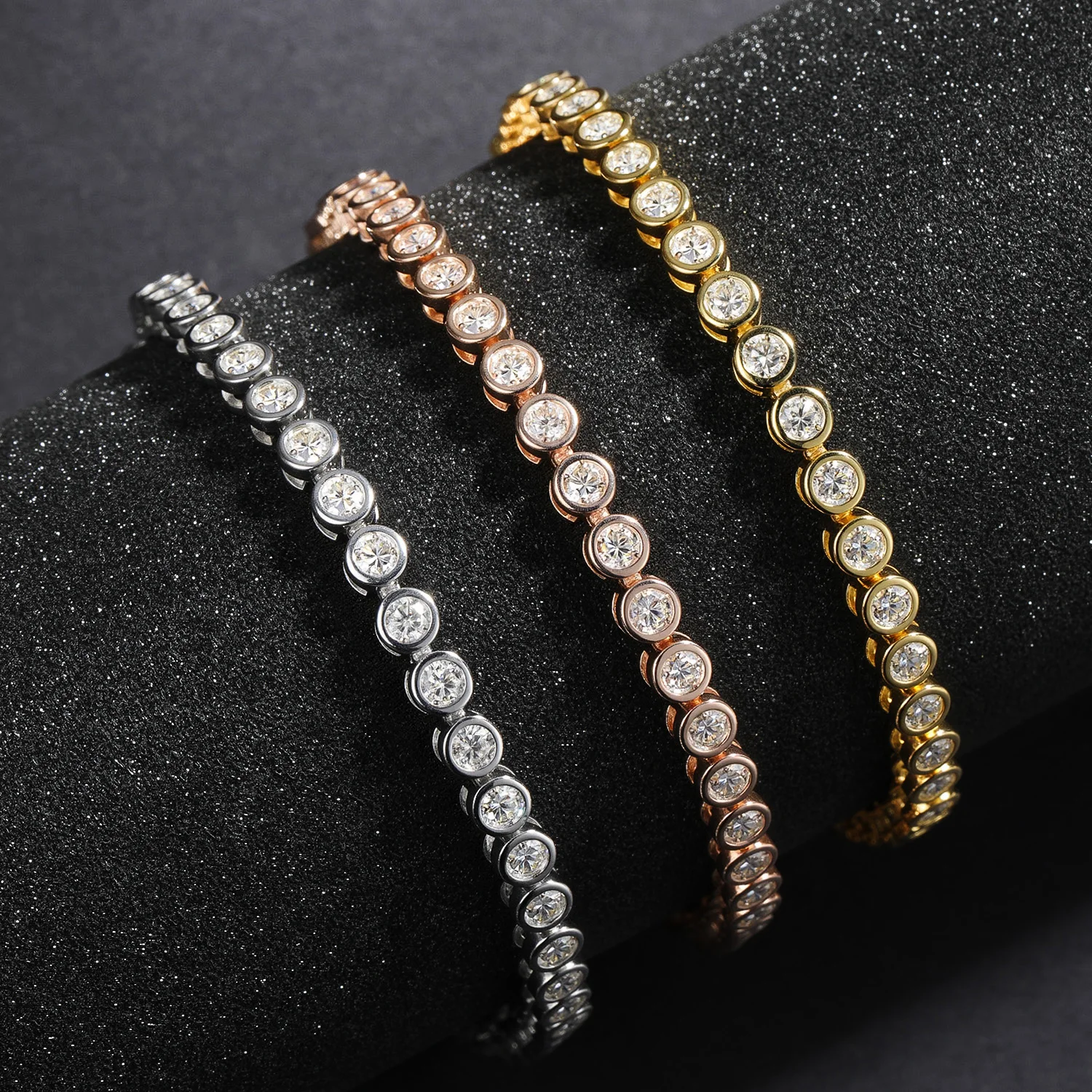 Thumbnail 4 - #17 Latest Moissanite Tennis Bracelets Offers