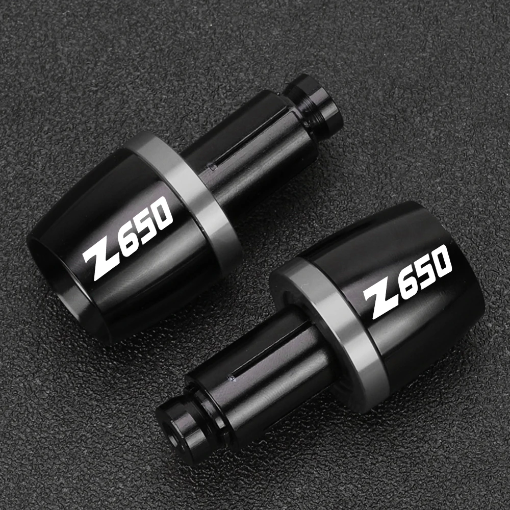 FOR KAWASAKI Z650 Z 650 2017 -2021 2022 2023 2024 Motorcycles Handlebar Grips Cap Weight PartsAnti Vibration Silder Plug Ends