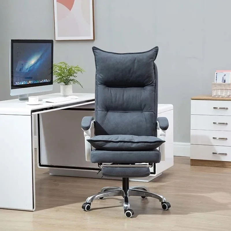 Executive Recliner Office Chair Design Rotating Modern Comfy Chair Mobile Ergonomic White Cadeira De Escritorio Cute Furniture
