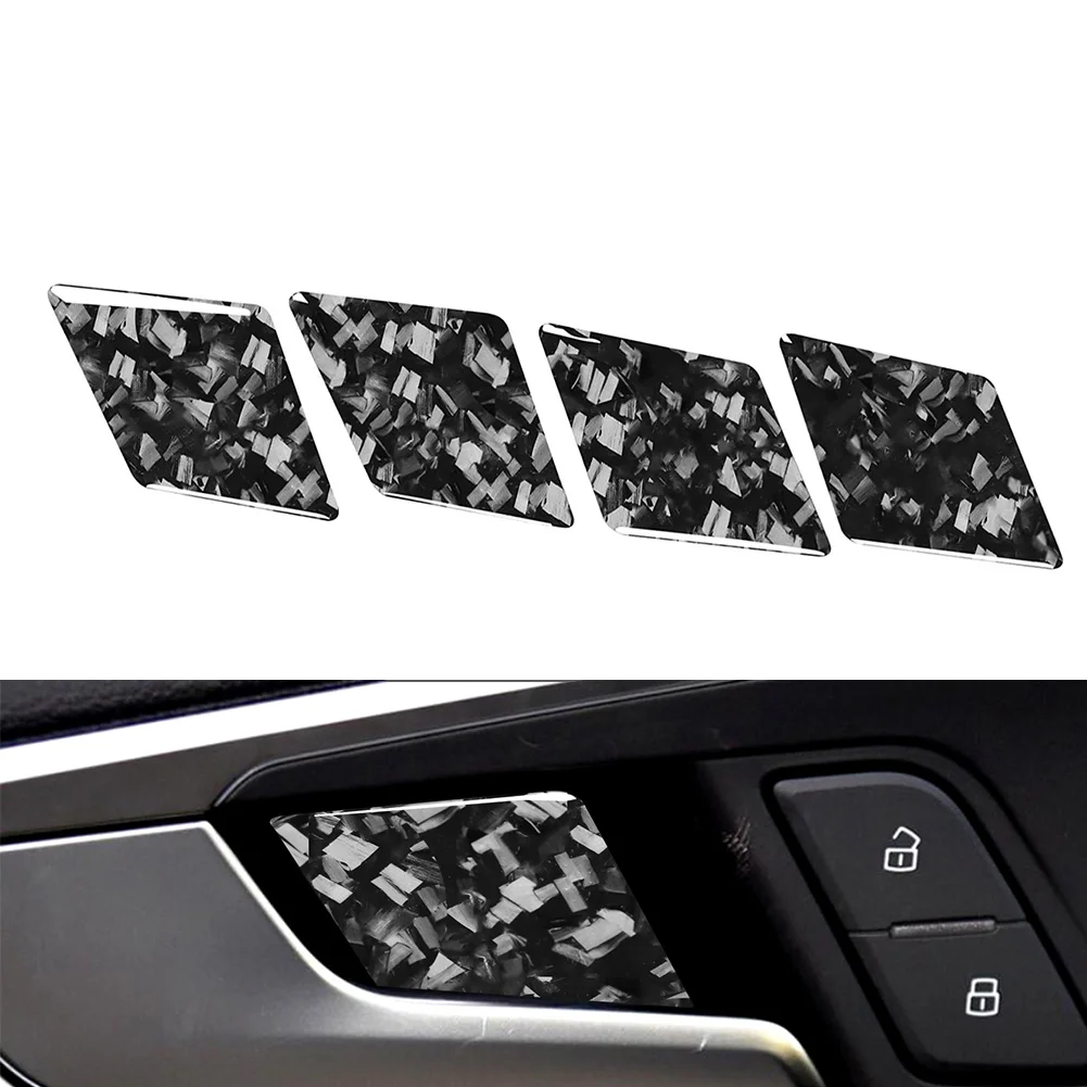 

Внутренняя дверная ручка, чаша, отделка, рамка, наклейка, крышка для Audi A5 2017-2020, АБС-пластик, эпоксидное покрытие, мягкий кованый узор