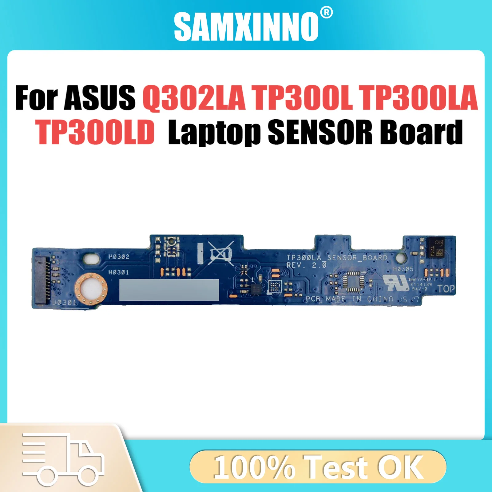 For ASUS Q302LA TP300L TP300LA TP300LD Laptop SENSOR Board 100% Tested Fast Ship