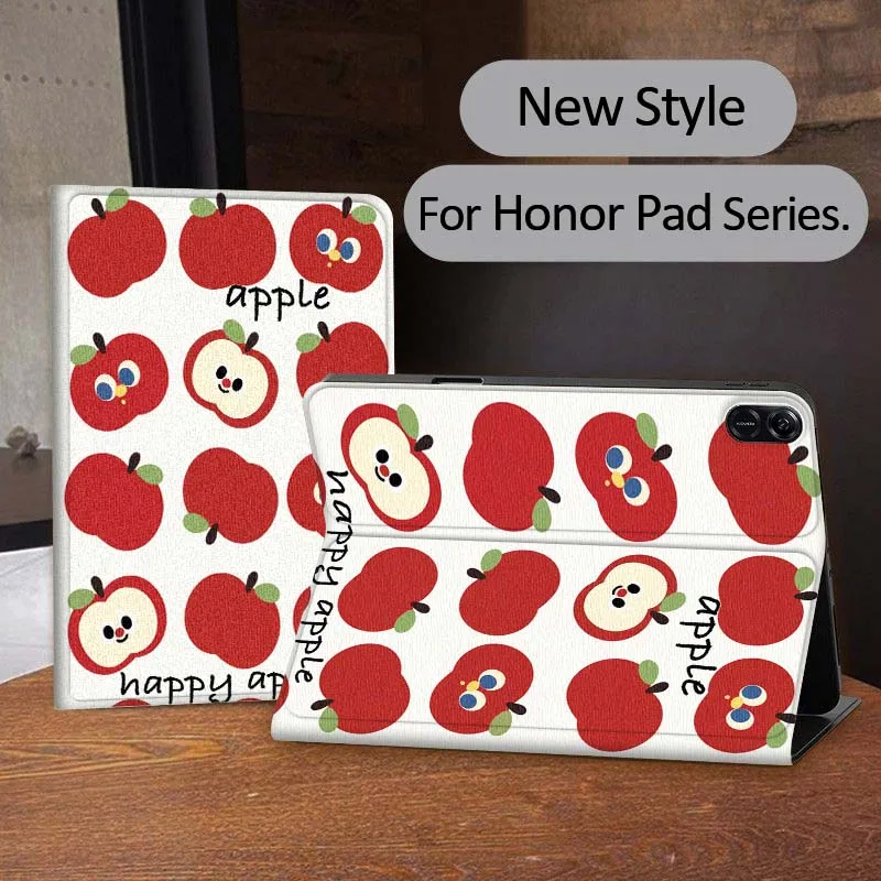 

Apple Creative Pattern For Honor Tab Tablet MagicPad 3 6 7 X8 V7 V8 8 9 X9 X8a X9a 10 Pro Inch 2020 2021 Tablet Case