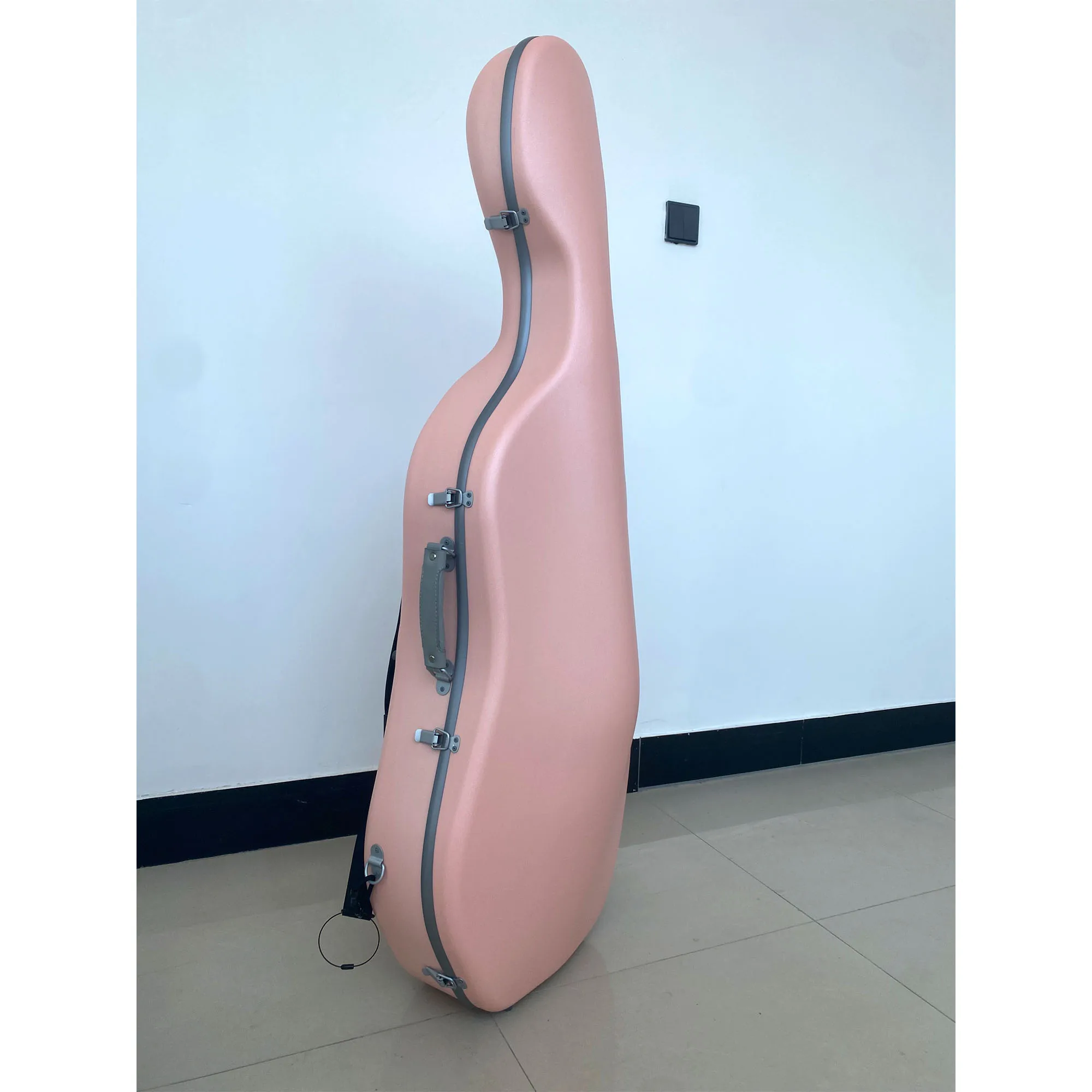 Tongling Brand 3.5kg Colorful High Quality Hard Carbon Fiber 4/4 Cello Case