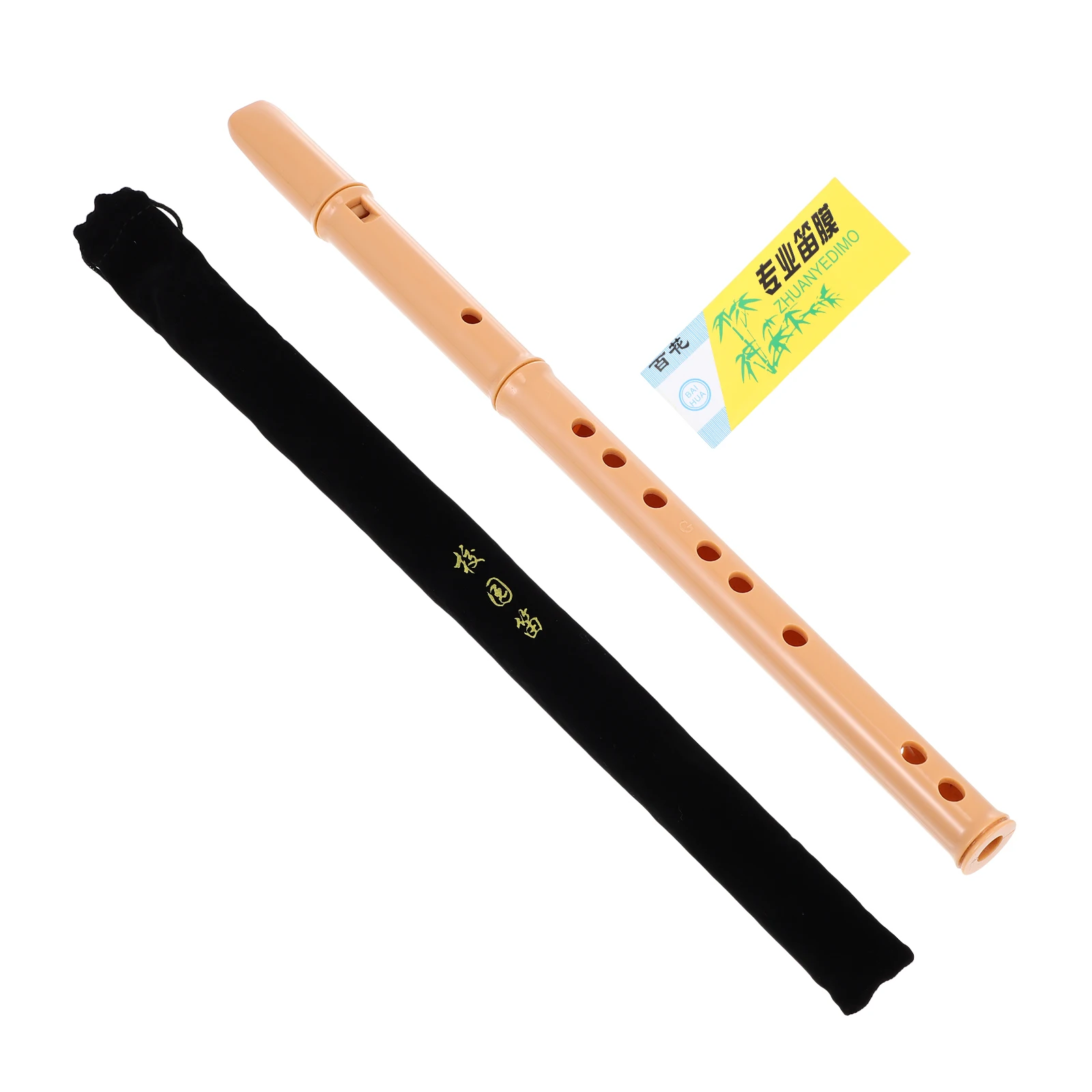 

ABS Resin 6 Hole Clarinet Beginner Children Flute Musical Instrument Detachable Easy Start Classroom Teaching Cleaning Stick