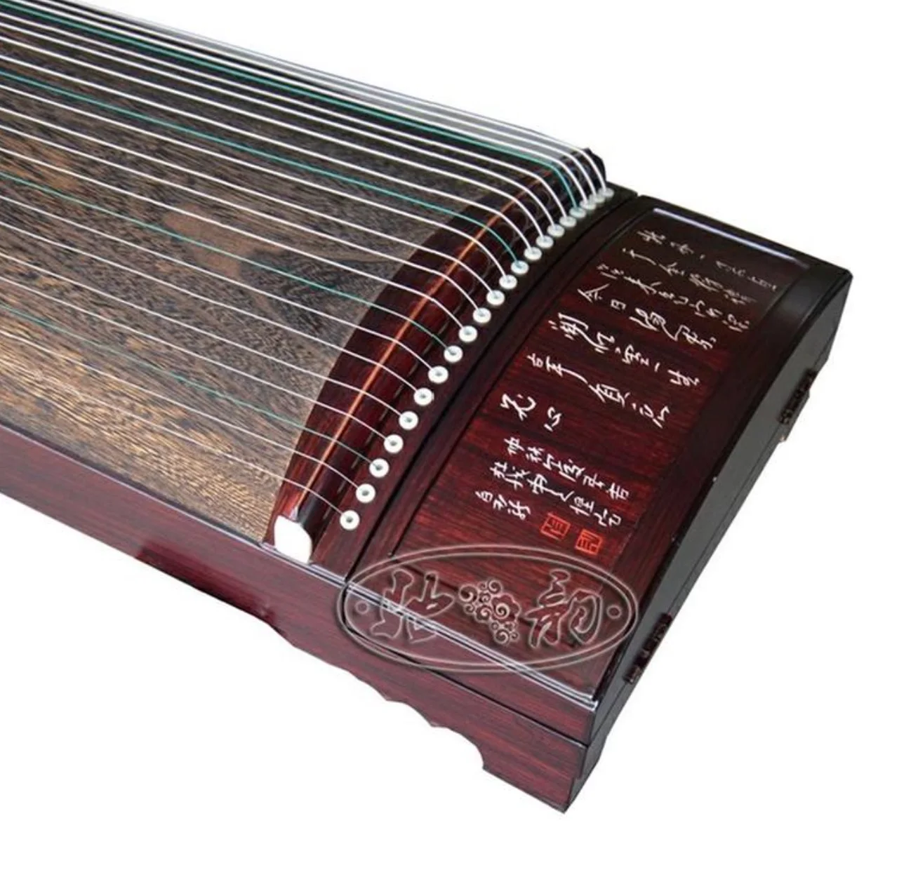 Yangzhou guzheng 21 strings 163cm butterfly peony pattern