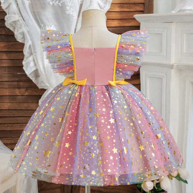 Robe de noël pour filles, Costume de chat Marie, robe de princesse à paillettes, vêtements de soirée pour enfants, robe de nouvel an, tenues d'anniversaire