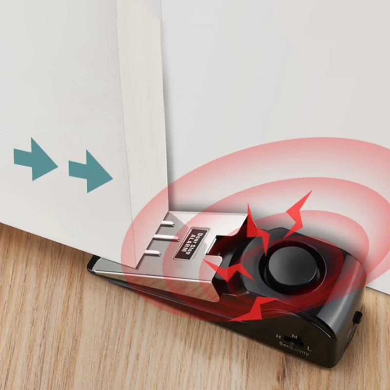 Door Stop Alarm 1/2pcs 120DB Mini Security Window Alarm Family Security Protection Gadgets Movement Window Stopper