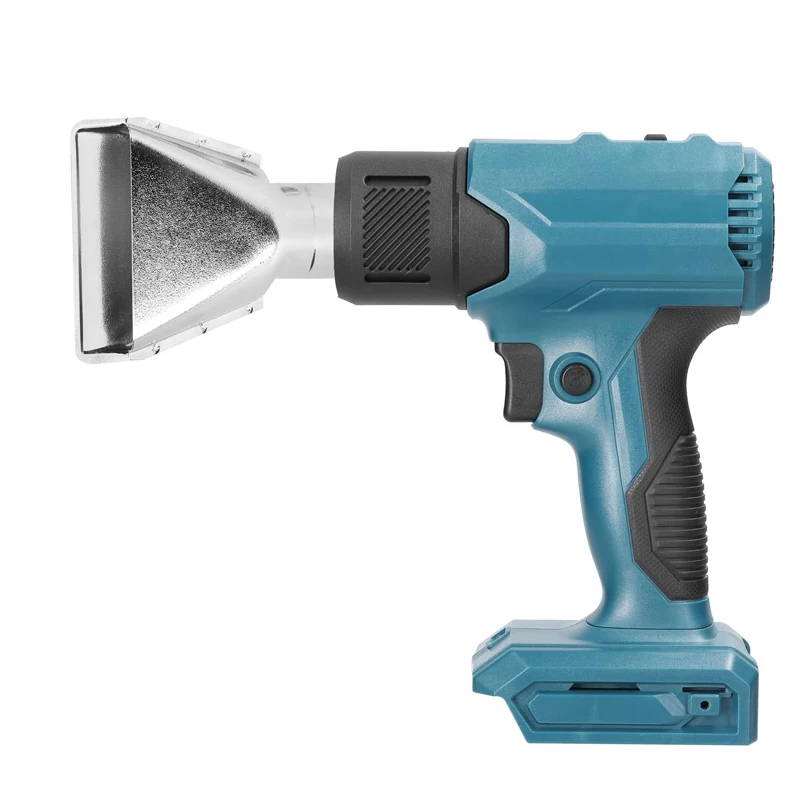 Cordless Heat Gun For Makita 18V Li-ion Battery Electric Hot Air Gun with 4 Nozzles 3Temperature Setting Fast Heating Hair Dryer