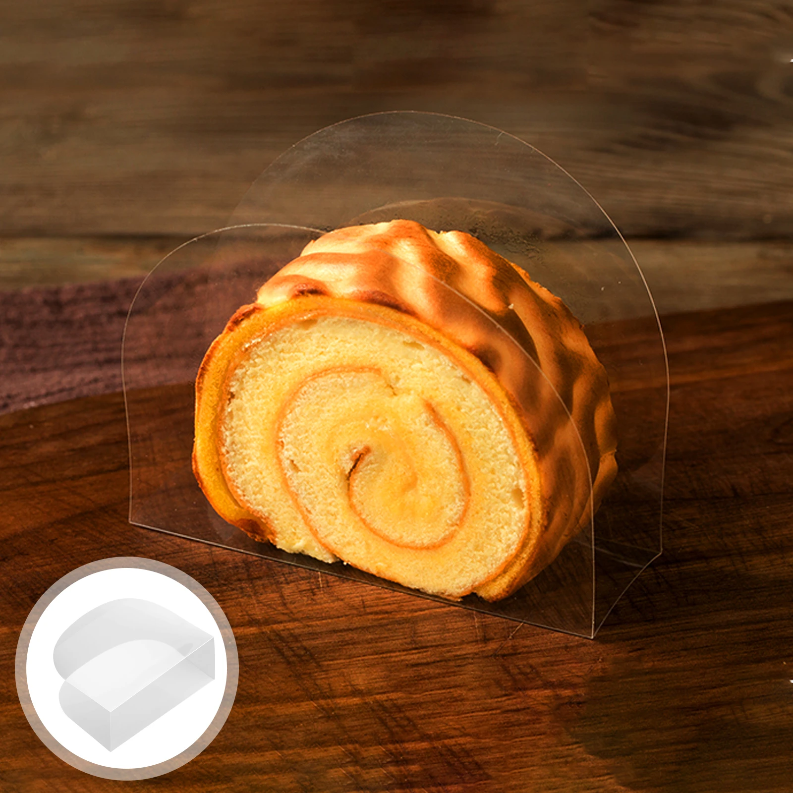 

100pcs Transparent Cake Collar Lightweight Baking Packaging Tool For Mousse Cake Pastry Cupcake Party Wedding Shower