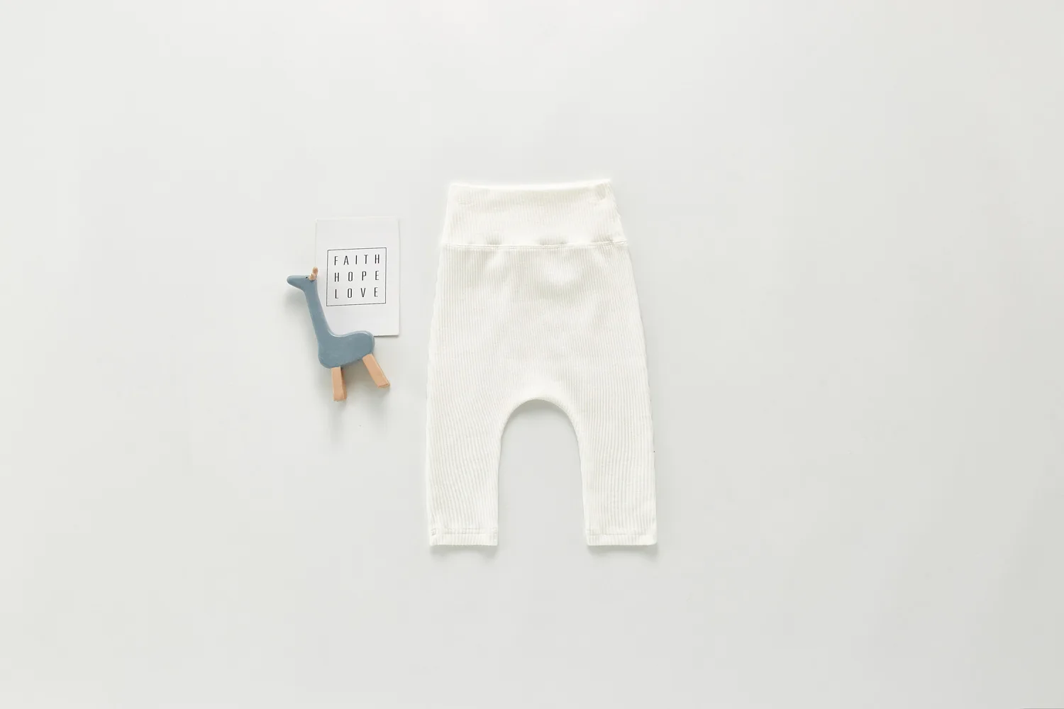Frühling Und Herbst Neugeborenen Baby Jungen Und Mädchen Baumwolle Einfarbig Hohe Taille Leggings Kinder Mode Baby Kleidung – Detail 9