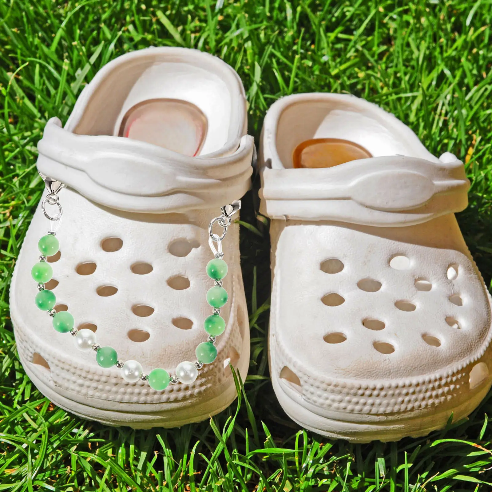 

Punk Style Detachable Shoe Chain Artificial DIY Shoe Charms Accessories for Sneakers Sandals Fashion Decoration