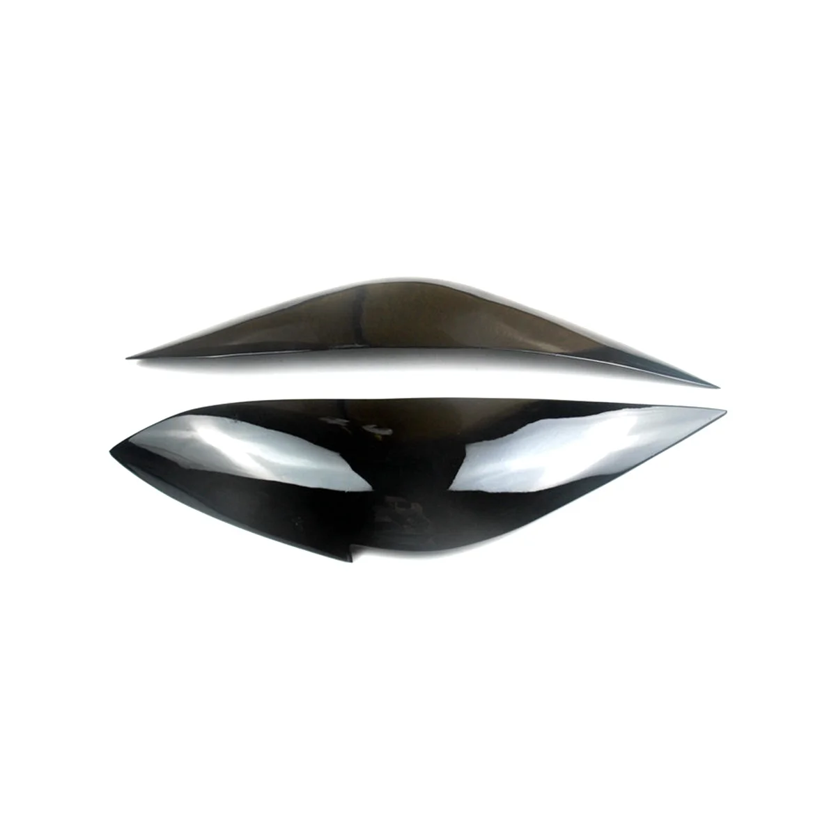 Resin Front Headlight Cover Head Light Lamp Eyelid Eyebrow Trim for Fit Jazz 2021 2022