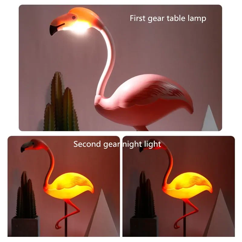 Flamingo Led Lamp Stand Colorful Home Room Desk Decoration Christmas Night Lamp Living Room Decoration Lamp