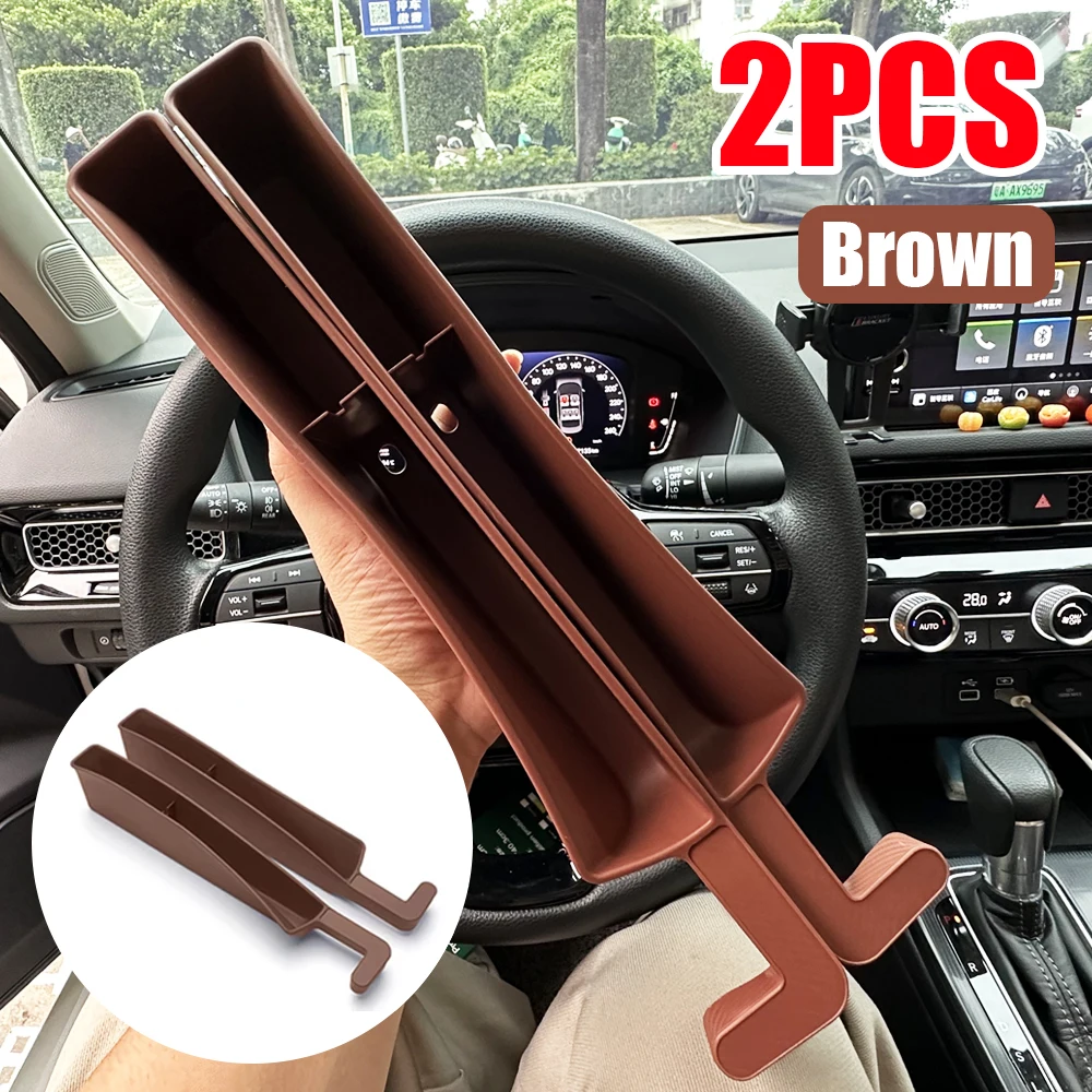 2025 neue Universal Auto Sitz Lücke Organizer Carbon Faser Auto Konsole Seite Tasche Sitz Spalt Lagerung Box Innen Zubehör – Detail 1