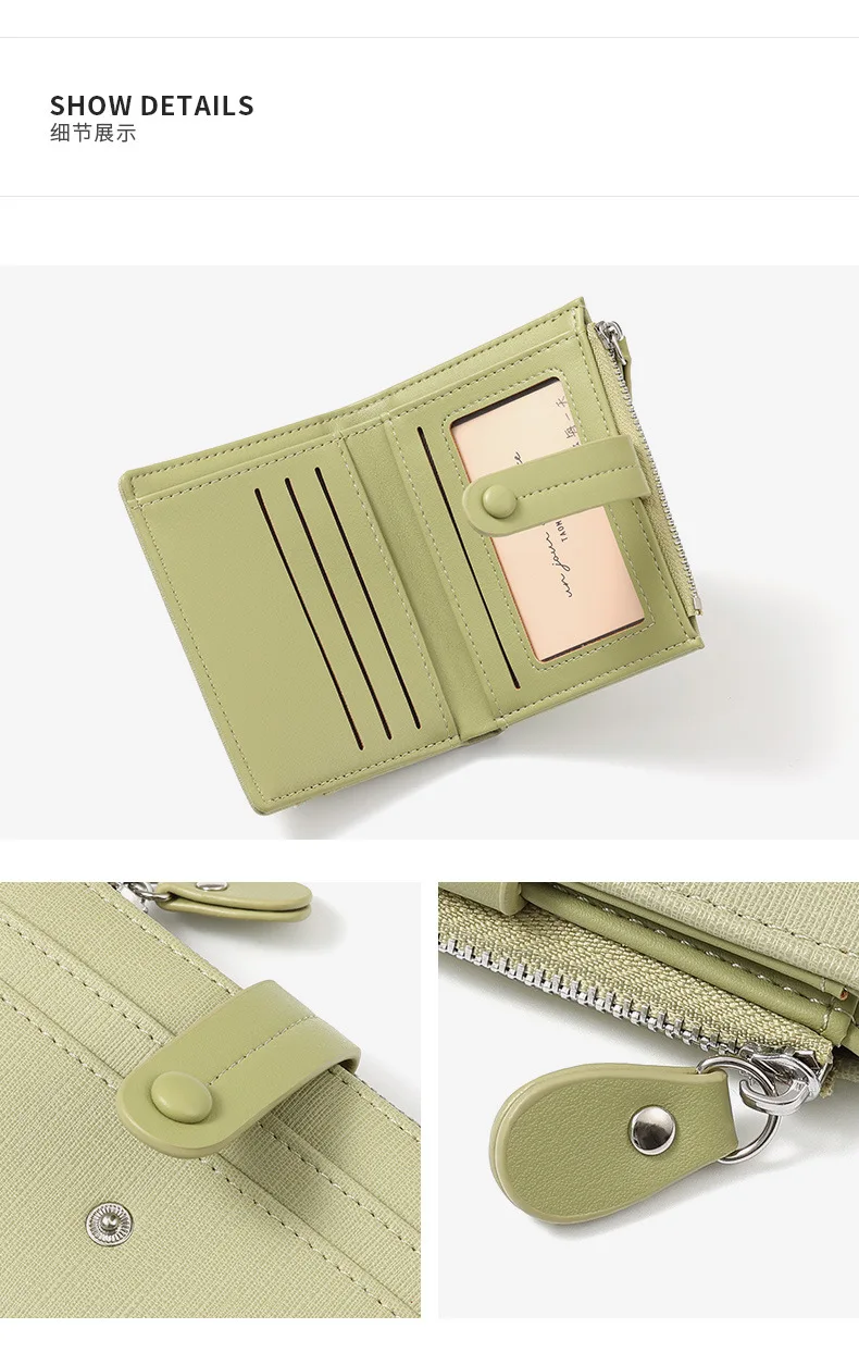2025年秋 ヴィンテージ ショートウォレット レディース 折りたたみ式 INS風 二つ折り 高級感 クロスボーダー コインケース レディース 二つ折り財布