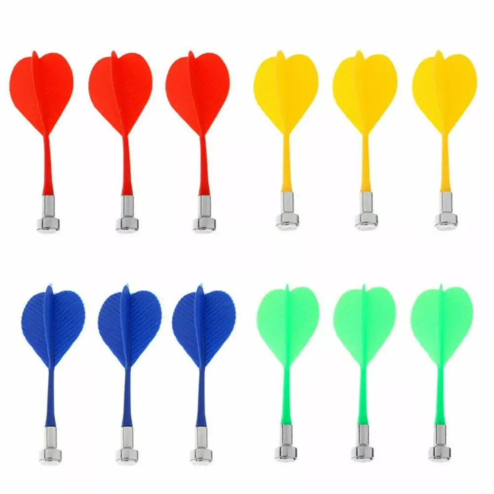 12Pcs Magnetic Darts Safety Premium Replacement Darts Set for Magnetic Dart Board Indoor Game Accessories Adults Kids Toys