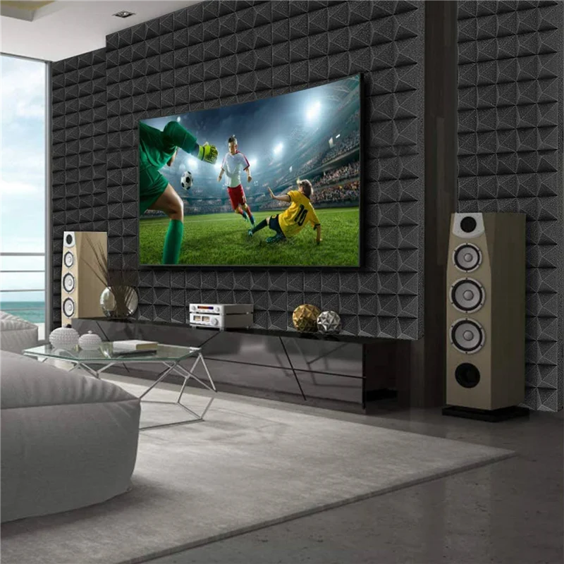 

72Pcs 30X30X2.5Cm Sound Insulation Cotton Sound Insulation Foam Sound Insulation Foam-AT30