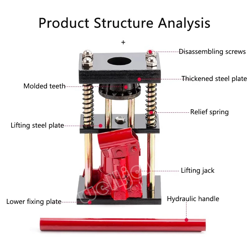 8-50mm agricultural sprayer hose crimping machine mechanical O.D. pipe pressing machine Large gear manual pressing machine