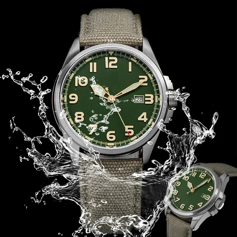 Mode Heren Horloges Lichtgevende Wijzers Klok Luxe Militaire Sport Datum Quartz Polshorloge Mannen Casual Nylon Horloge Relogio Masculino