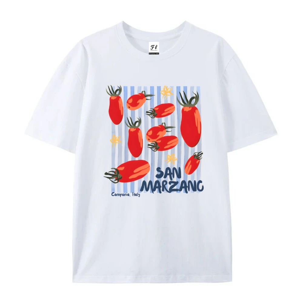 San Marzano Grafik T-Shirt Y2K Übergroße Streetwear Männlich Weiblich Kurzarm Tops Baggy Komfort Top Kleidung Für Sommer Frühling