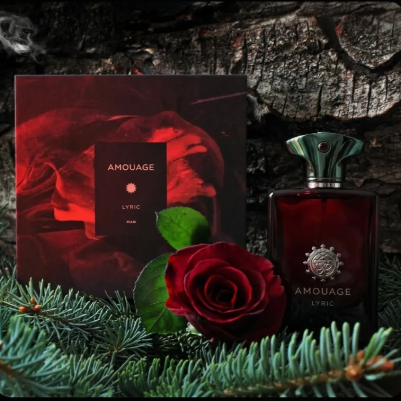 AMOUAGE Lyric Perfume 100ml Unisex Eau De Parfum Long Lasting Rose Incense Woody Spicy Fragrance Musk Sandalwood Luxury Scent