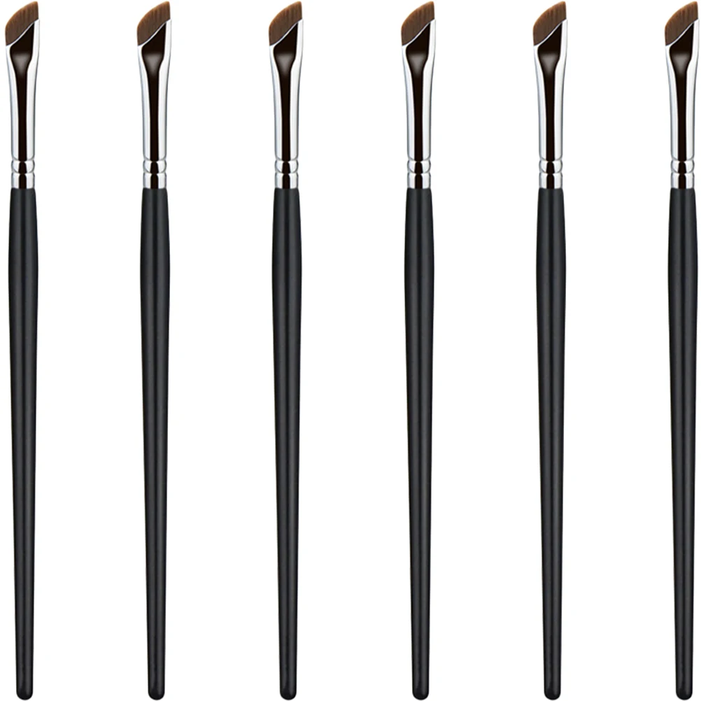 눈썹 브러쉬 세트 각진 아이 라이너 섀도우 메이크업 도구 아이 섀도우 눈썹 아이 라이너 컨실러 브러쉬 전문가