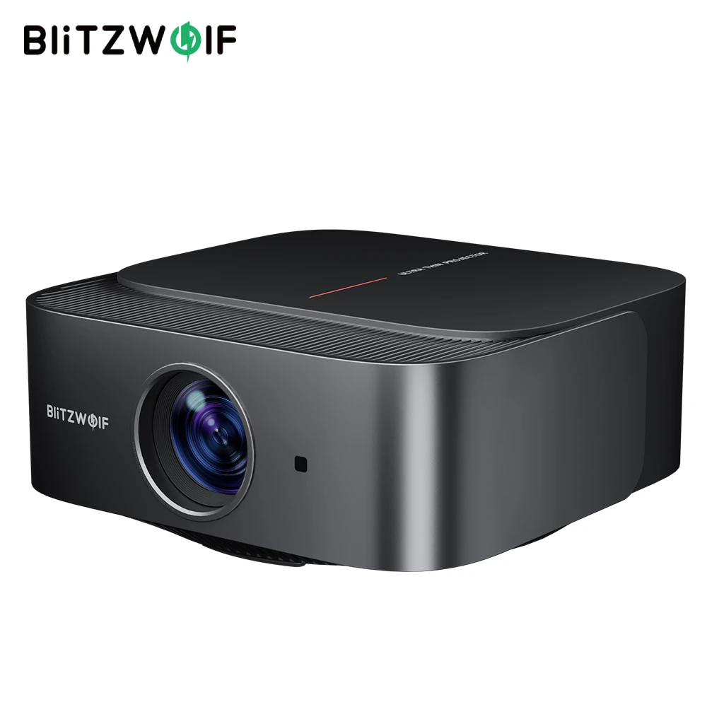 Blitzwolf V10 3" LCD Projector 120-Inch Screen 2.4G/5G Wireless Cast Screen WIFI Dual Bluetooth5.3 Electric UP & Down Keystone