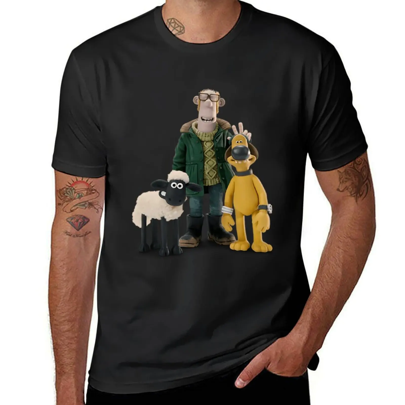 

Vintage TV Series The Sheep Cartoon Kid Gift T-Shirt cute clothes tees boys animal print shirts graphic tees men t shirt