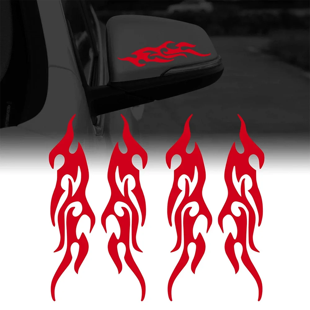 DIY Flame Moto Sticker Waterproof For Car Motorcycle Gas Tank Fende Flame Decal 19CM Flame Assembly Fire Totem for Car Truck SUV