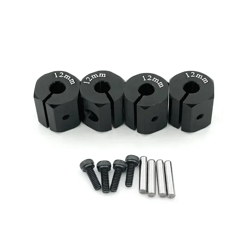 4Pcs 12MM Wheel Hex Hub Thickness 7/8/9/10/11/12mm for 1/10 RC Crawler Axial SCX10 MST 90046 RC Car Part