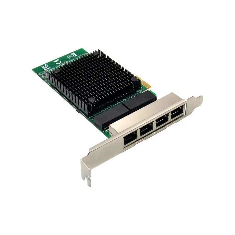 Atacado placa de rede de servidor PCI-E para placa de rede Gigabit Ethernet de 4 portas Desktop Ethernet Sea Spider Synology Soft Router
