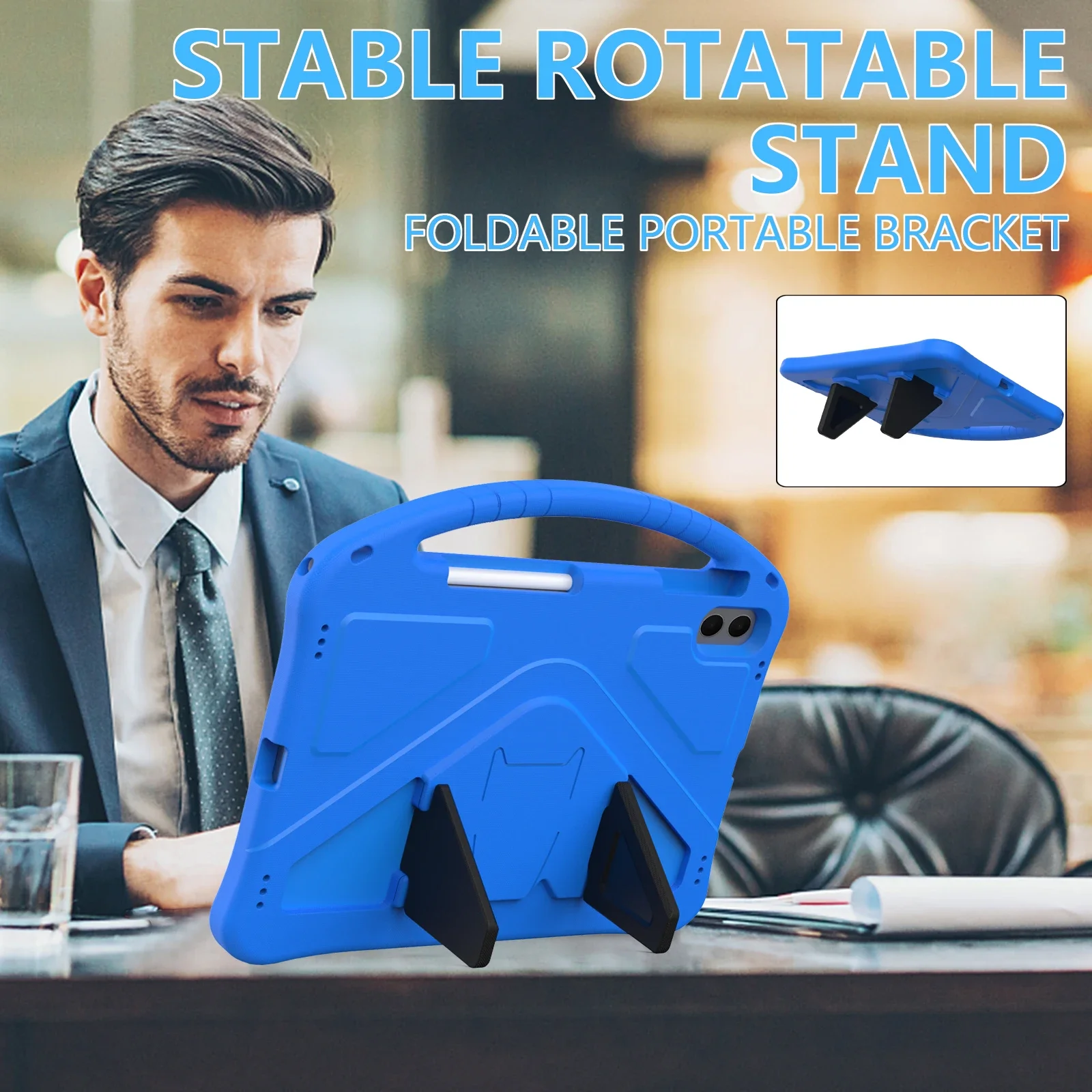 For Samsung Tab S8 S9 S10 S11 Ultra 14.6 inch SM-X930 X936B X920 X910 Kids Portable Shockproof EVA Foam Tablet Case Stand Funda 6