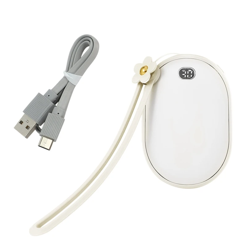 Грелка для рук Power Bank, мини-портативный источник, грелка для рук 5S, быстрый нагрев, двухсторонняя грелка для рук на зиму