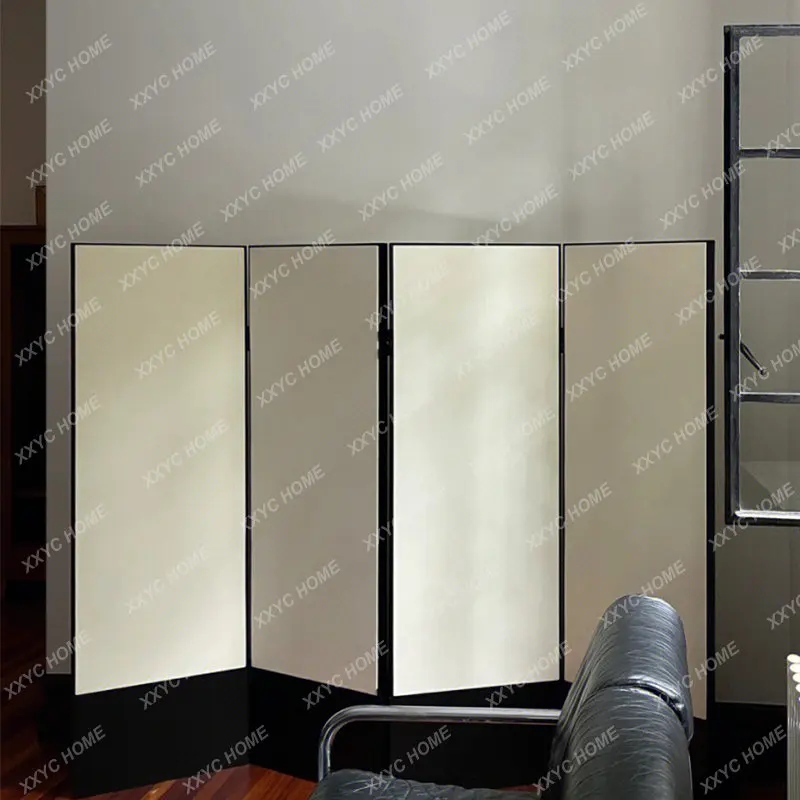 Mid-Ancient Minimalist Modern Accordion Partition Subareas Screens Living Room Bedroom and Household Custom Accordion Partition