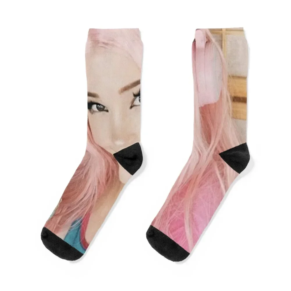 Belle Delphine Bath Water Socks Rugby new year cartoon Men's Socks Women's