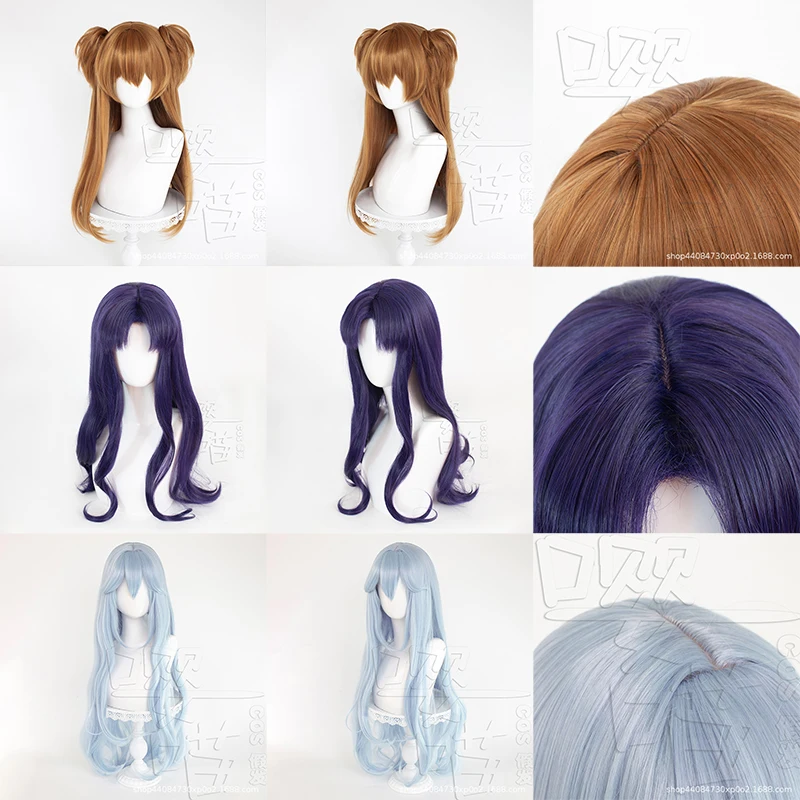 

Anime EVA Wig Katsuragi Misato Synthetic Wigs Heat Resistant Cosplay Costumes Anime Asuka Langley Soryu Ayanami Rei Cosplay Wigs