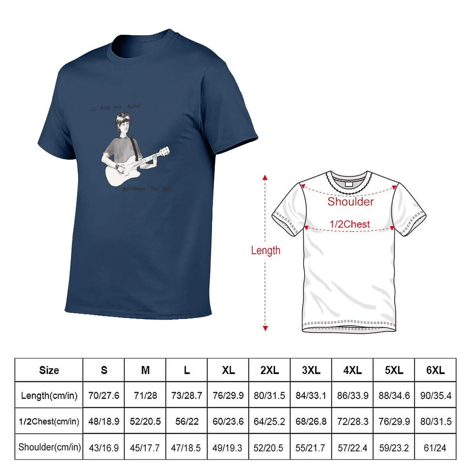 Bars the Smith the you Elliott - kiss i'll again Between bars between T-Shirt Everyday Wear Basic Short Sleeve Top