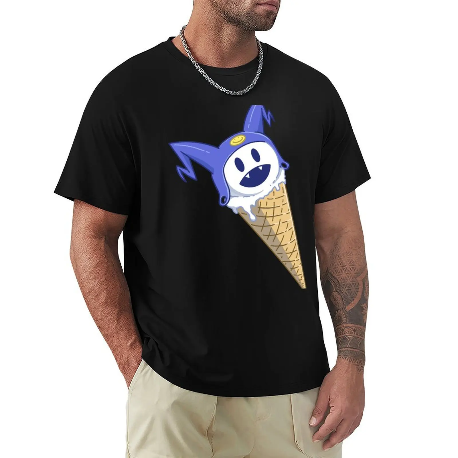

Jack Frost Ice Cream T-Shirt graphic tee shirt cute clothes oversize t-shirts man fruit of the loom mens t shirts
