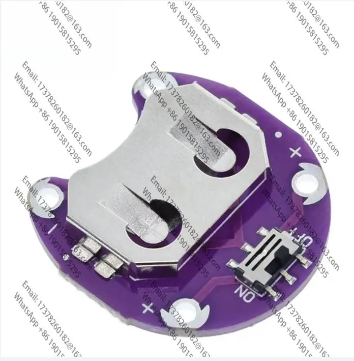 Держатель-батарейки-типа-«таблетка»-lilypad-cr2032-Модуль-крепления-батареи-для-arduino-diy-kit