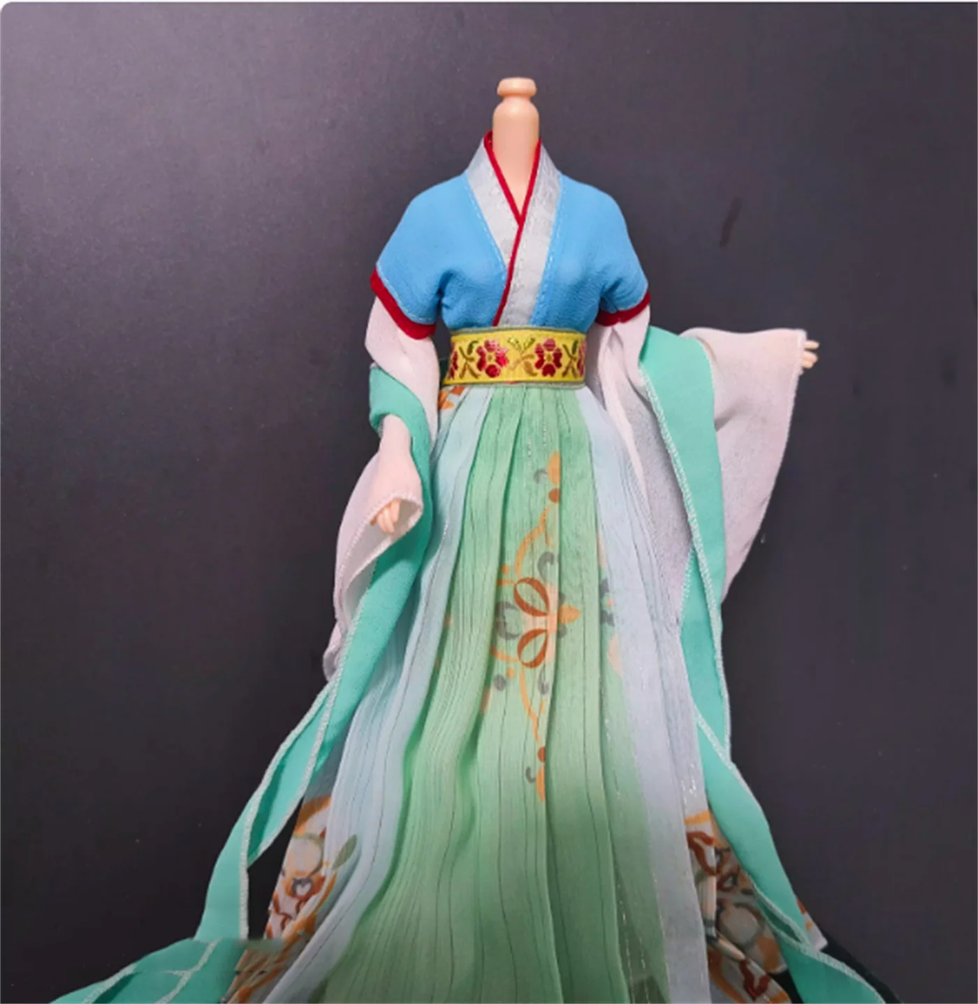 1/6 Chinese Ancient  Clothes Dress Female  Suit Tradition Hanfu Robe outfit Costume  for 12inch Figure Model  Clothing customize