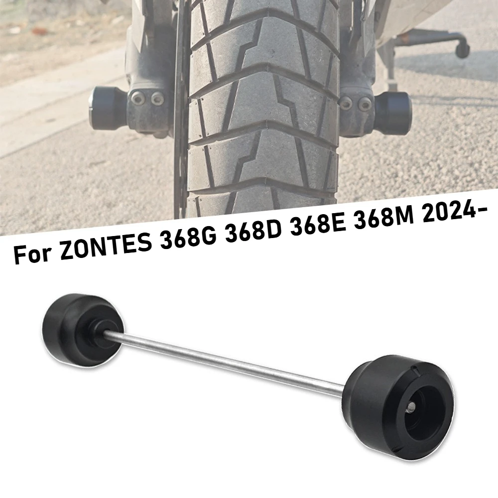 

Для ZONTES 368G 368M 368D 368E 2024 2025 2026: Защитные слайдеры (крэш-слайдеры) передней и задней оси, вилки, маятника мотоцикла