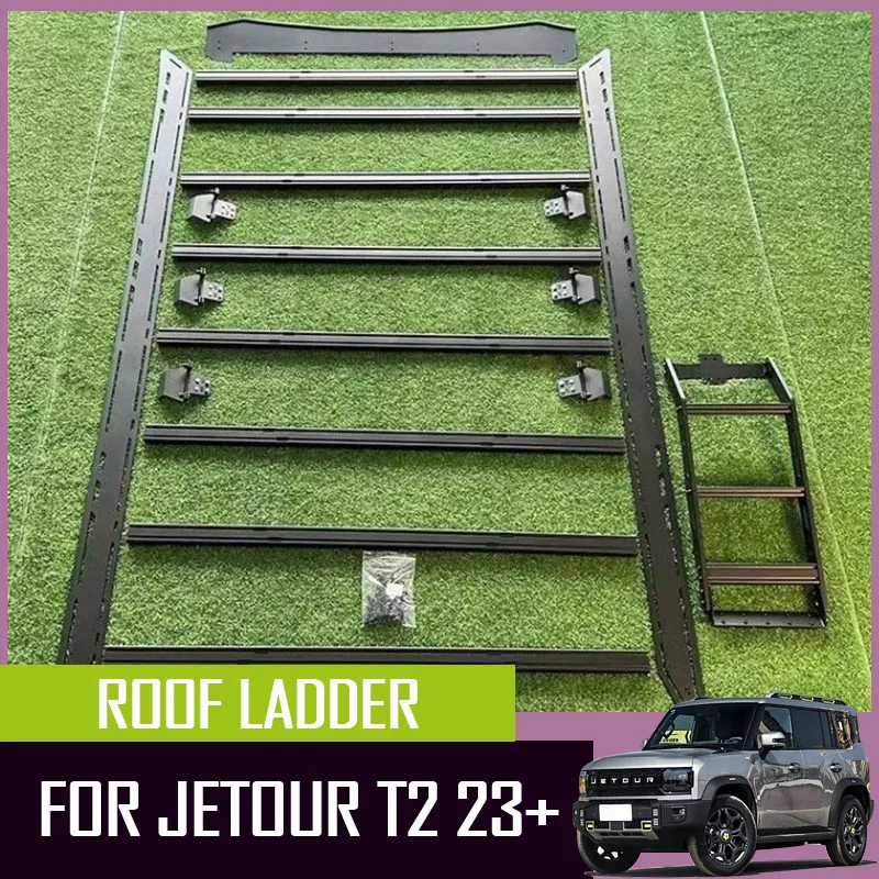 fit for JETOUR Traveler T2 roof platform ladder roof platform with ladder exterior accessories