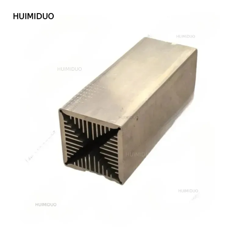 High Power Wind Tunnel Heat Sink, 80 * 80 * 200MM Aluminum Type Radiator