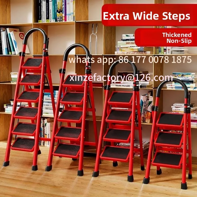 

Customizable Multi-Functional Stair Ladder Extended Portable Step Ladder with Pad Brie Moisture Proof And Dustproof