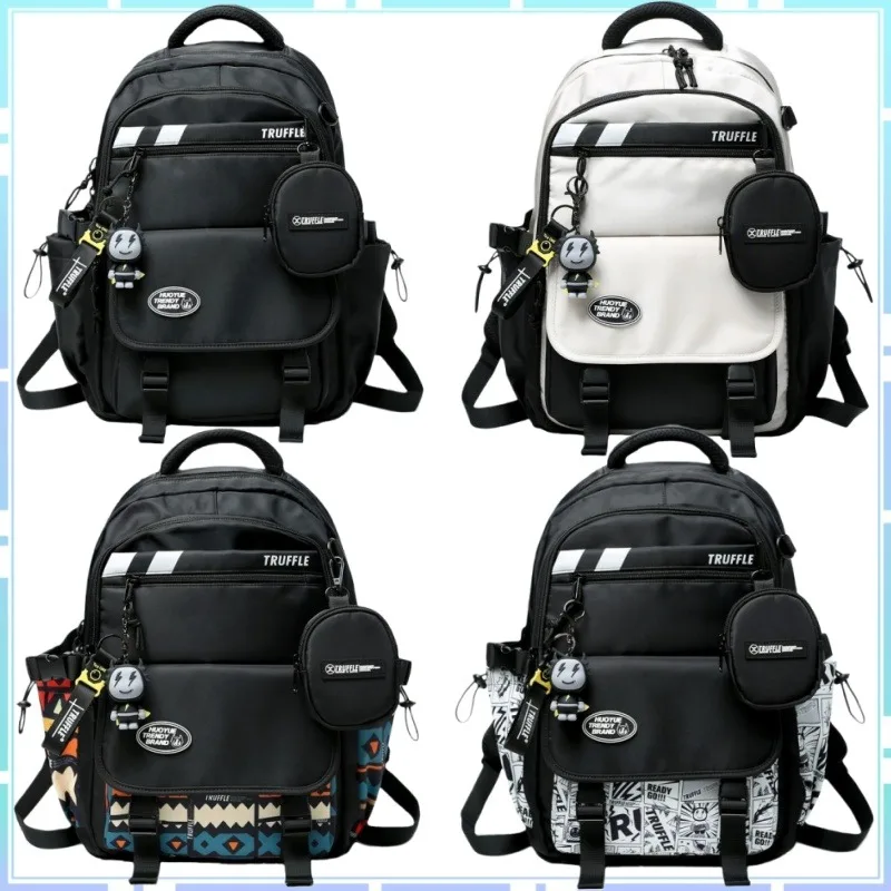 

Рюкзак с несколькими карманами для путешествий, большая вместимость для студентов, удобный для поездок на работу, подарок для мальчиков, оригинальный дизайн