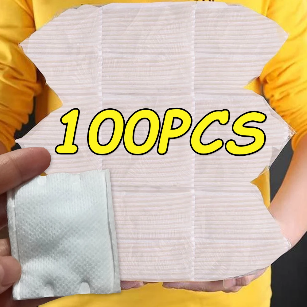 100 ชิ้น/แพ็ค Double-Sided Soft Makeup Remover ผ้าฝ้ายผู้หญิง Breathable แต่งหน้า Remover สําหรับทุกวันทําความสะอาดผิวหน้าความงาม