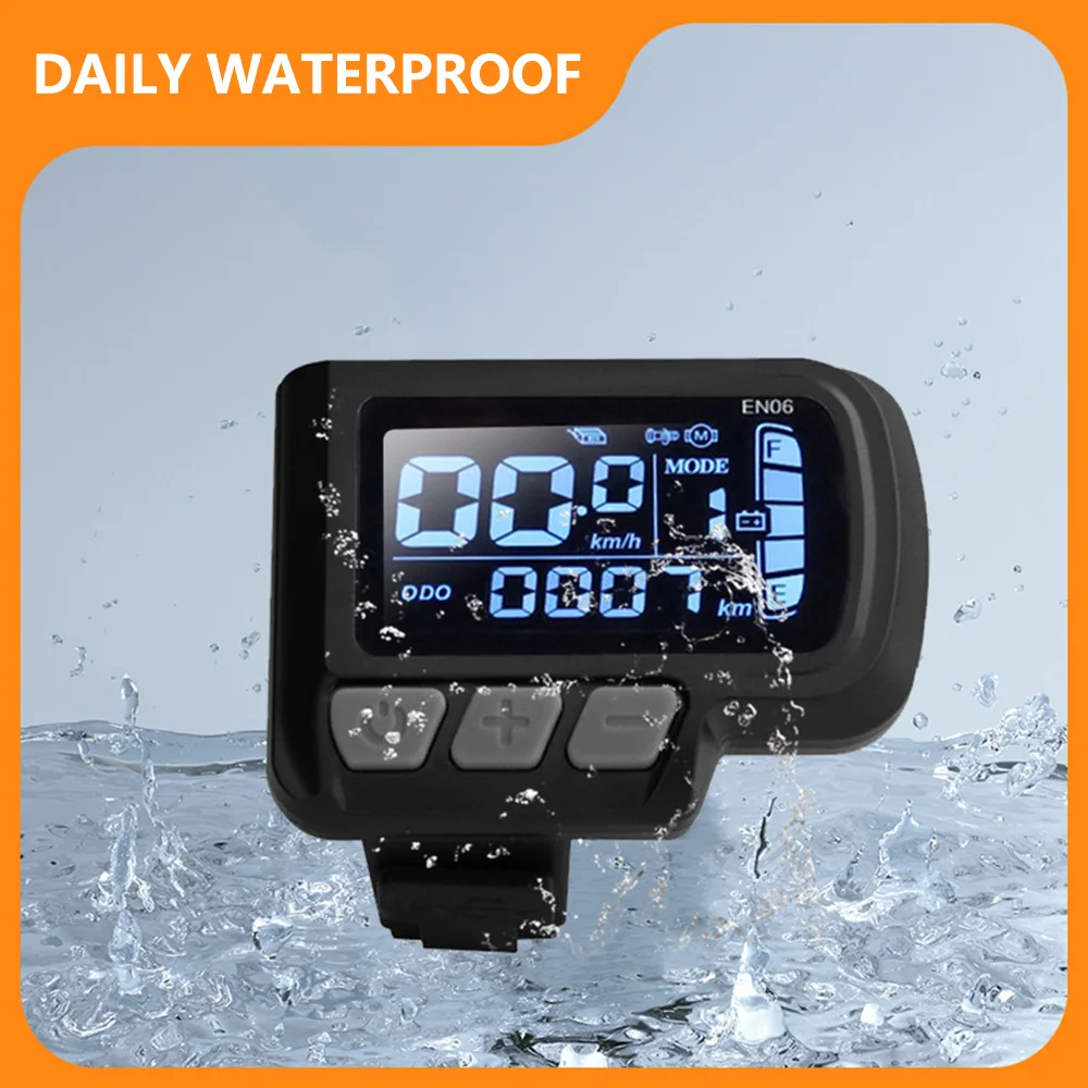 

Ebike LCD Display Screen Meter EN06 24V-48V Speed Controller for 2HAO Protocol Controllers MTB Accessories