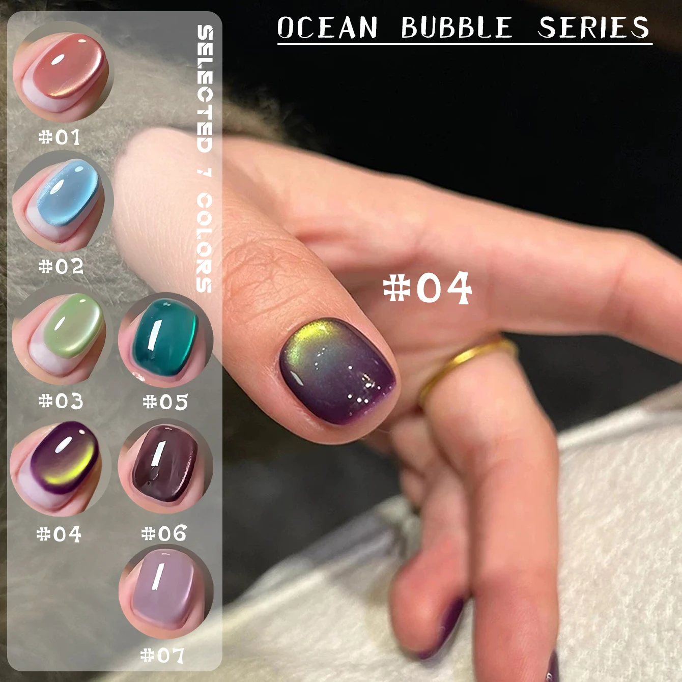 MIANEL Ocean Bubble Cat Eye Ge - огляд і ціна Resin Art Ocean